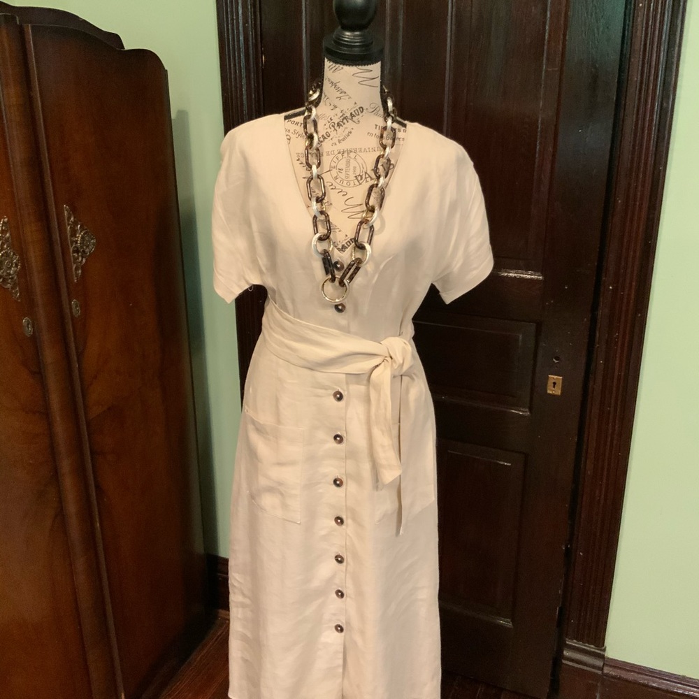 🌸 Rachel Zoe 🌸 linen shirt dress